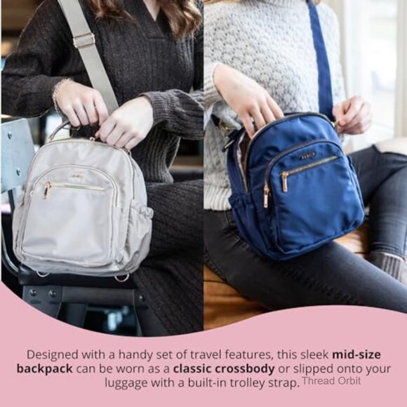 Convertible Backpack Crossbody Purse Adjustable Strap Travel Carry On Bag main image 6
